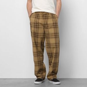 NWT Vans Range Plaid Baggy Tapered Elastic Waist Pant